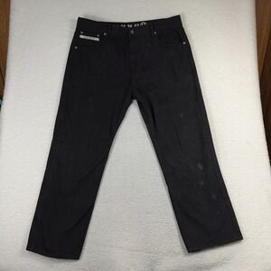 Vintage 90's Akademiks Black Pocket Jeans 42 (Fits 40x29) Akdmks Society Skate